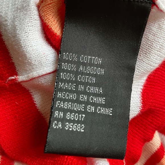 bebe cami cotton knit sweater stripe top Medium - Picture 11 of 12